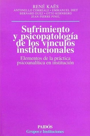 Cover of Sufrimiento y Psicopatologia