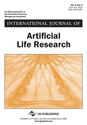 Book cover for International Journal of Artificial Life Research, Vol 3 ISS 2