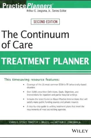 Cover of The Continuum of Care Treatment Planner