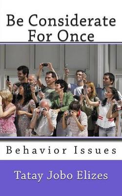 Book cover for Be Considerate for Once