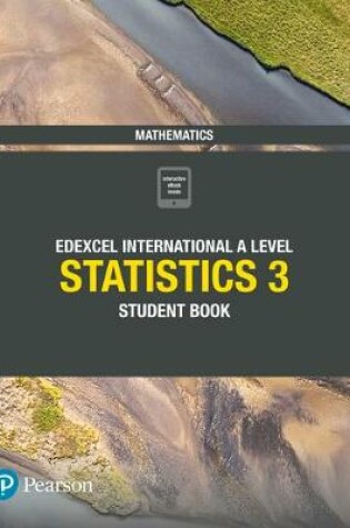 Cover of Pearson Edexcel International A Level Mathematics Statistics 3 Student Book