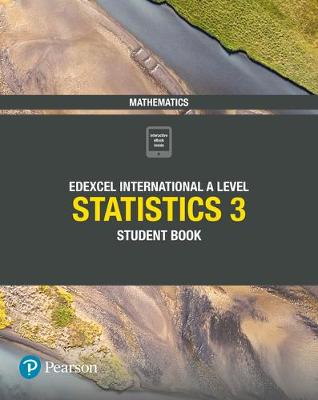 Book cover for Pearson Edexcel International A Level Mathematics Statistics 3 Student Book
