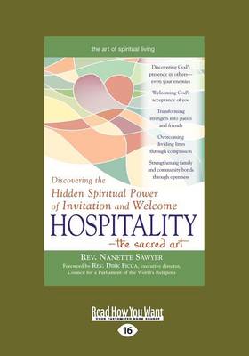 Book cover for Hospitalityâ€”The Sacred Art