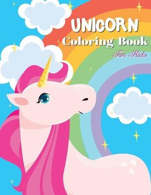 Book cover for Unicorn Coloring Book for kids