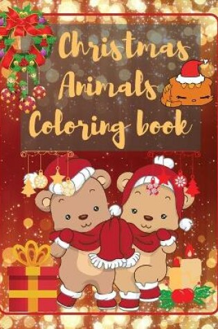 Cover of Christmas Animals Coloring Book