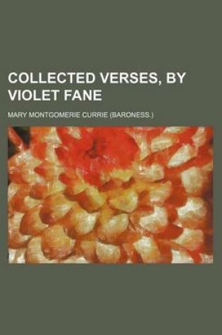 Cover of Collected Verses, by Violet Fane