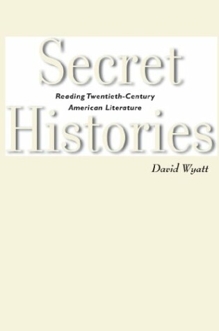 Cover of Secret Histories