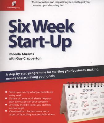 Cover of Six Week Start Up