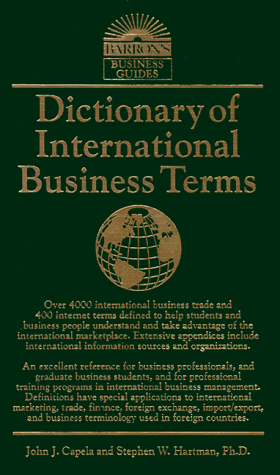 Book cover for The Dictionary of International Business Terms