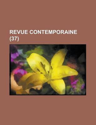 Book cover for Revue Contemporaine (37)