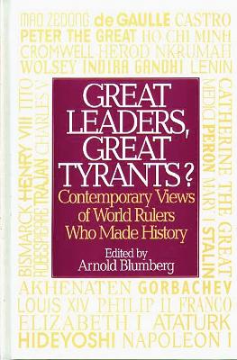 Book cover for Great Leaders, Great Tyrants?