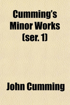 Book cover for Cumming's Minor Works (Ser. 1)