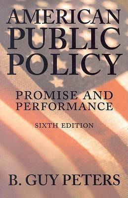 Book cover for American Public Policy