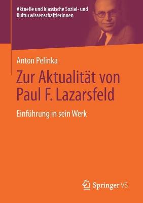 Cover of Zur Aktualität von Paul F. Lazarsfeld