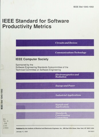 Book cover for IEEE Guide for Software Verification and Validation Plans