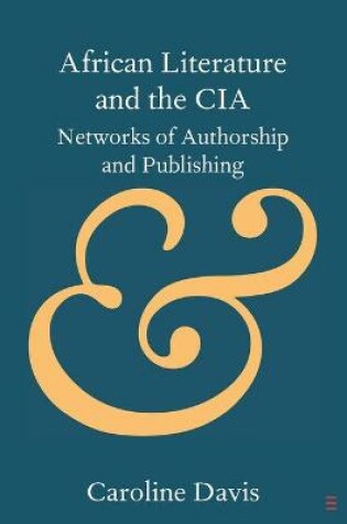 Cover of African Literature and the CIA