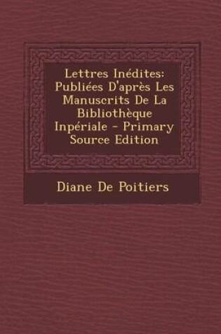 Cover of Lettres Inedites