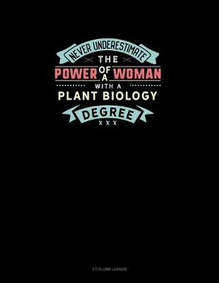 Cover of Never Underestimate The Power Of A Woman With A Plant Biology Degree
