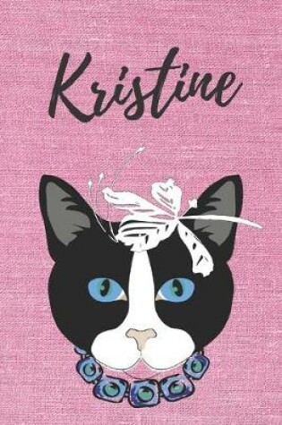 Cover of personalisiertes Notizbuch Katze / Notizheft / Journal / Malbuch / Tagebuch / Kritzelbuch / DIN A5 / Geschenk Kristine