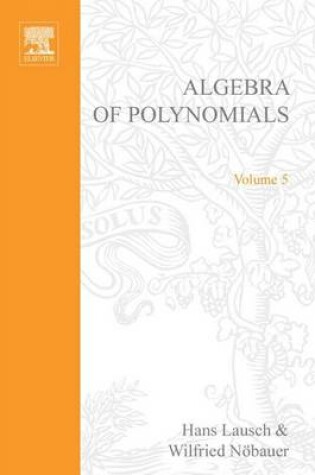 Cover of Algebra of Polynomials