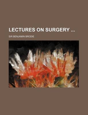 Book cover for Lectures on Surgery