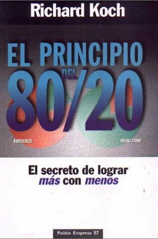 Cover of El Principio del 80/20