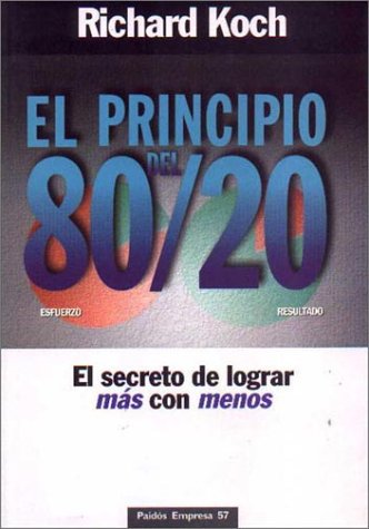 Book cover for El Principio del 80/20