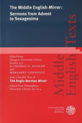 Cover of Middle English Mirror