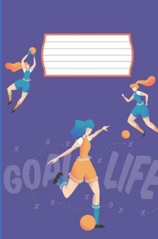 Cover of Soccer Girl Composition Notebook