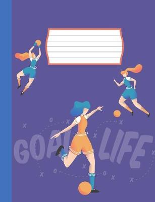 Book cover for Soccer Girl Composition Notebook
