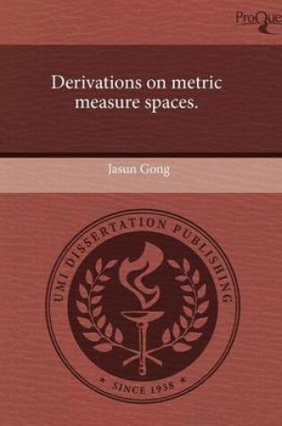 Cover of Derivations on Metric Measure Spaces