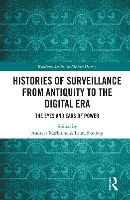 Cover of Histories of Surveillance from Antiquity to the Digital Era