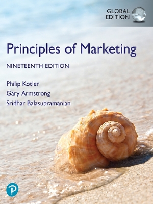 Book cover for Principles of Marketing, Global Edition -- MyLab Marketing  with Pearson eText Access Code