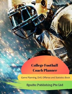 Book cover for College School Football Coach Planner