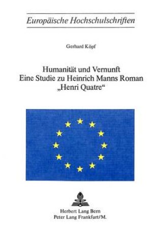 Cover of Humanitaet Und Vernunft