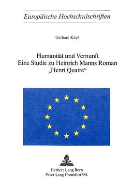 Book cover for Humanitaet Und Vernunft