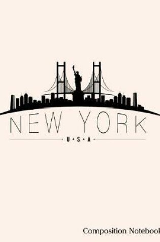 Cover of New York USA Composition Notebook