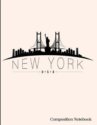 Book cover for New York USA Composition Notebook