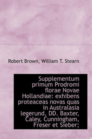 Cover of Supplementum Primum Prodromi Florae Novae Hollandiae