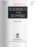 Book cover for Quicken 7.0 for DOS For Dummies