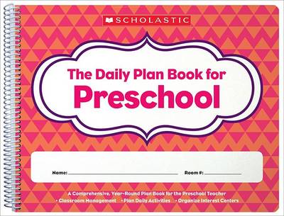 Book cover for The the Daily Plan Book for Preschool (2nd Edition)