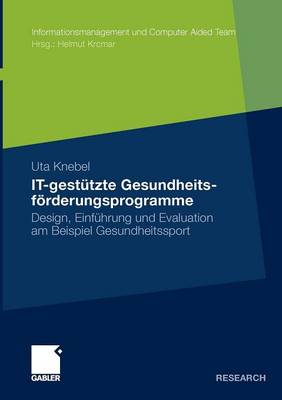 Book cover for IT-gestützte Gesundheitsförderungsprogramme