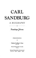 Book cover for Carl Sandburg