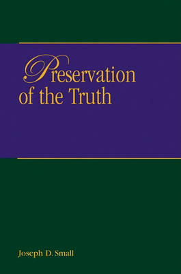 Book cover for Preservation of Truth