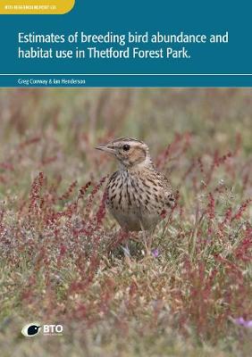 Book cover for Estimates of breeding bird abundance and habitat use in Thetford Forest Park