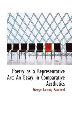 Book cover for Poetry as a Representative Art