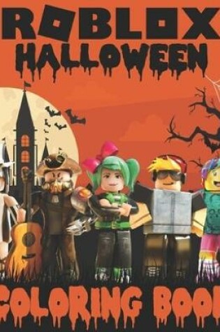 Cover of ROBLOX Halloween Coloring Book