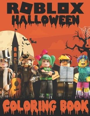 Book cover for ROBLOX Halloween Coloring Book