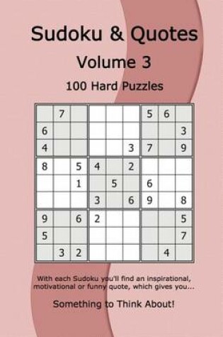 Cover of Sudoku & Quotes Volume 3