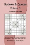 Book cover for Sudoku & Quotes Volume 3